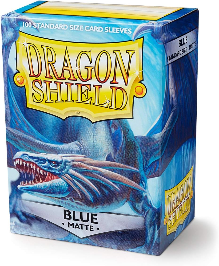 Dragon Shield: Blue Matte Standard Size Sleeve