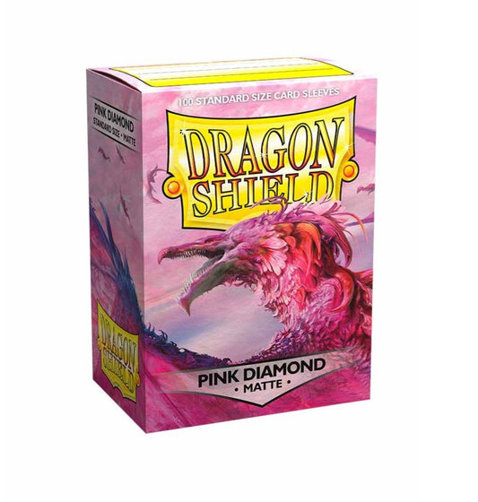 Dragon Shield: Pink Diamond Matte Standard Size Sleeves