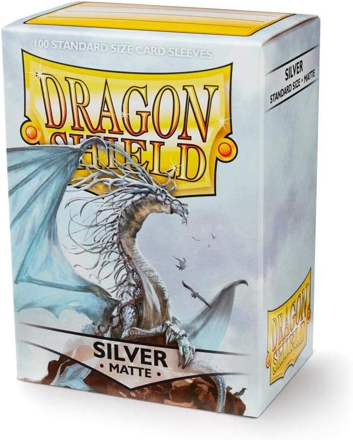 Dragon Shield: Silver Matte Standard Size Sleeve