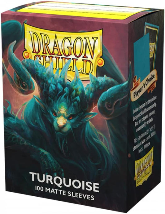 Dragon Shield: Turquoise Matte Standard Size Sleeve