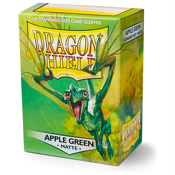 Dragon Shield: Apple Green Matte Standard Size Sleeve