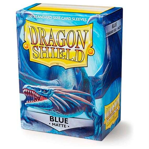 Dragon Shield: Blue Matte Standard Size Sleeve