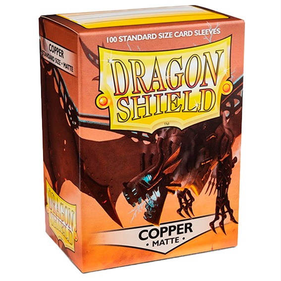 Dragon Shield: Copper Matte Standard Size Sleeves