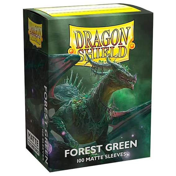 Dragon Shield: Forest Green Matte Standard Size Sleeve