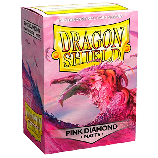 Dragon Shield: Pink Diamond Matte Standard Size Sleeves