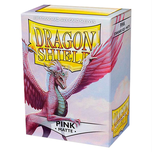 Dragon Shield: Pink Matte Standard Size Sleeves