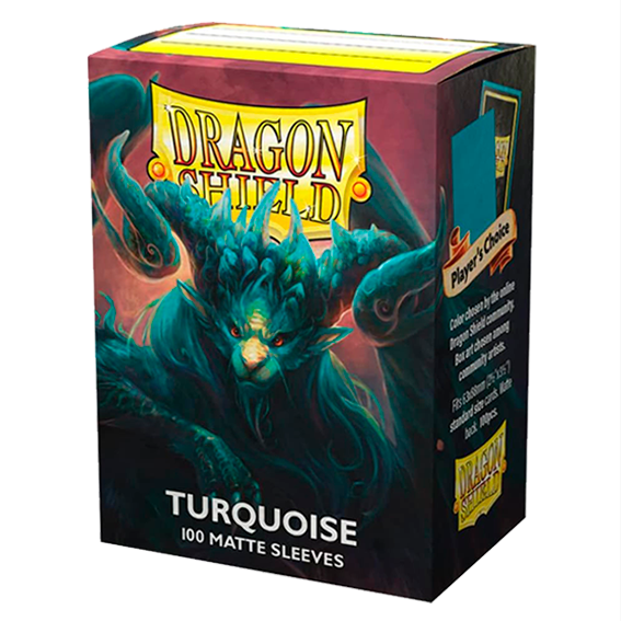 Dragon Shield: Turquoise Matte Standard Size Sleeve